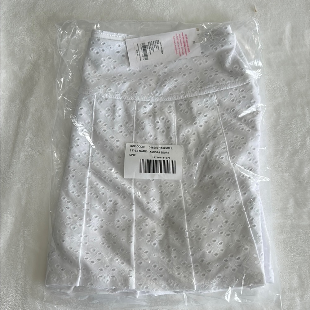 Lilly Pulitzer White Eyelet Skort